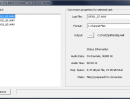 RME - Wav batch processor - Win