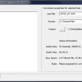 RME - Wav batch processor - Win