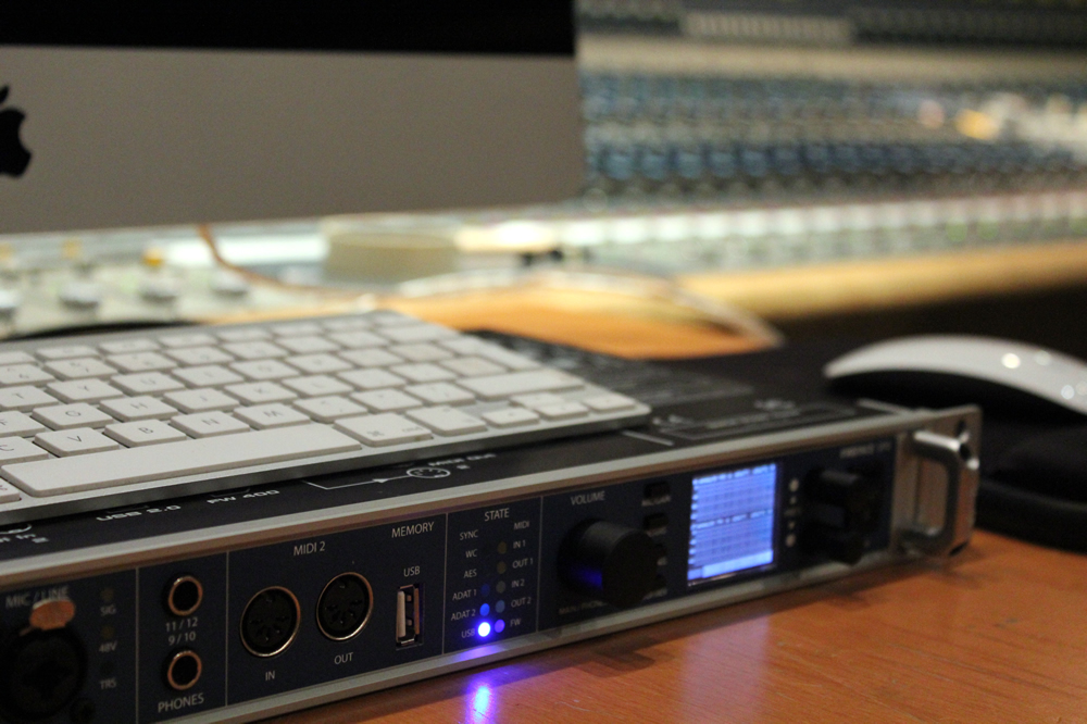 RME's flagship interface the Fireface UFX on recording duties at the RME Sessions