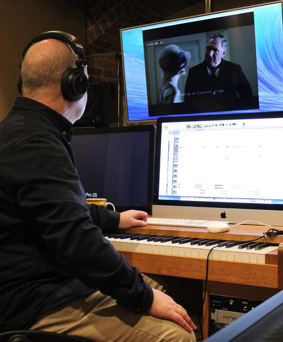 For each “cue”, John always starts with the finished picture, against which he creates a mock-up of the music to suit in ProTools and Logic