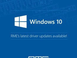 RME Audio Interfaces Windows 10