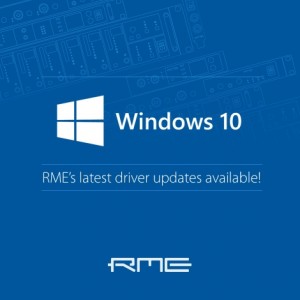 RME Audio Interfaces Windows 10