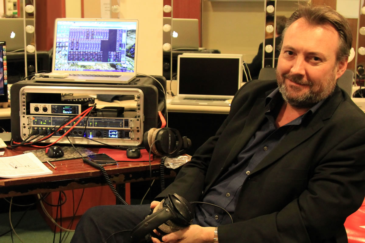 Phil Rowlands with his RME Suite - Synthax Audio UK