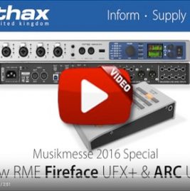 RME Fireface UFX+ - ARC USB - Video - Synthax Audio UK