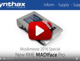 RME MADIface Pro at Musikmesse 2016 - Synthax Audio UK