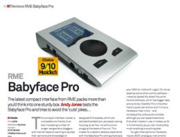 RME Babyface Pro Review - Synthax Audio UK