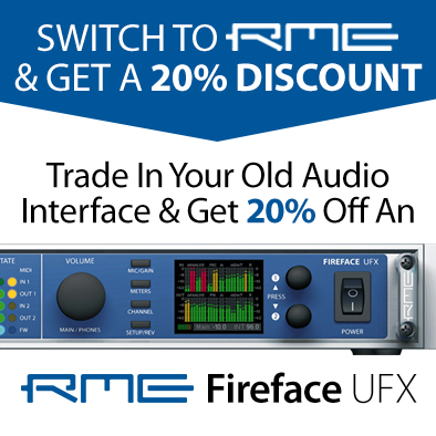 RME Fireface UFX 20% Off