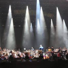 Pete Ton & The Heritage Orchestra sound check at the O2 Londoin