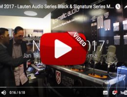 Lauten Audio Microphones - NAMM 2017 Video Image