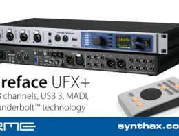RME Fireface UFX+ Future-proof your music production environment with MADI - Synthax Audio UK