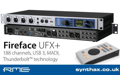 RME Fireface UFX+ interface: Future-proof your production with