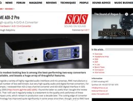 2017 - 3 - RME ADI-2 Pro - SOS Review News Story