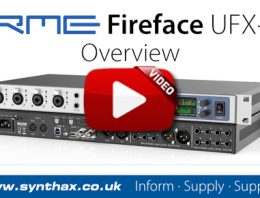 2017 - 4 - RME Fireface UFX+ Overview Video Image 02