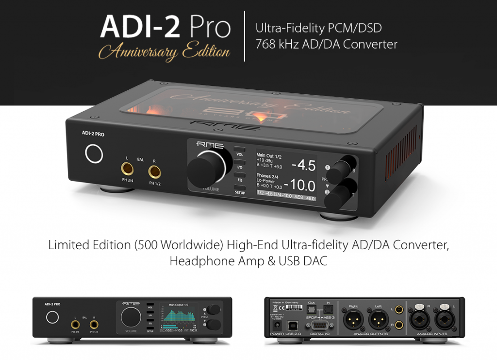 RME ADI-2 Pro Anniversary Edition