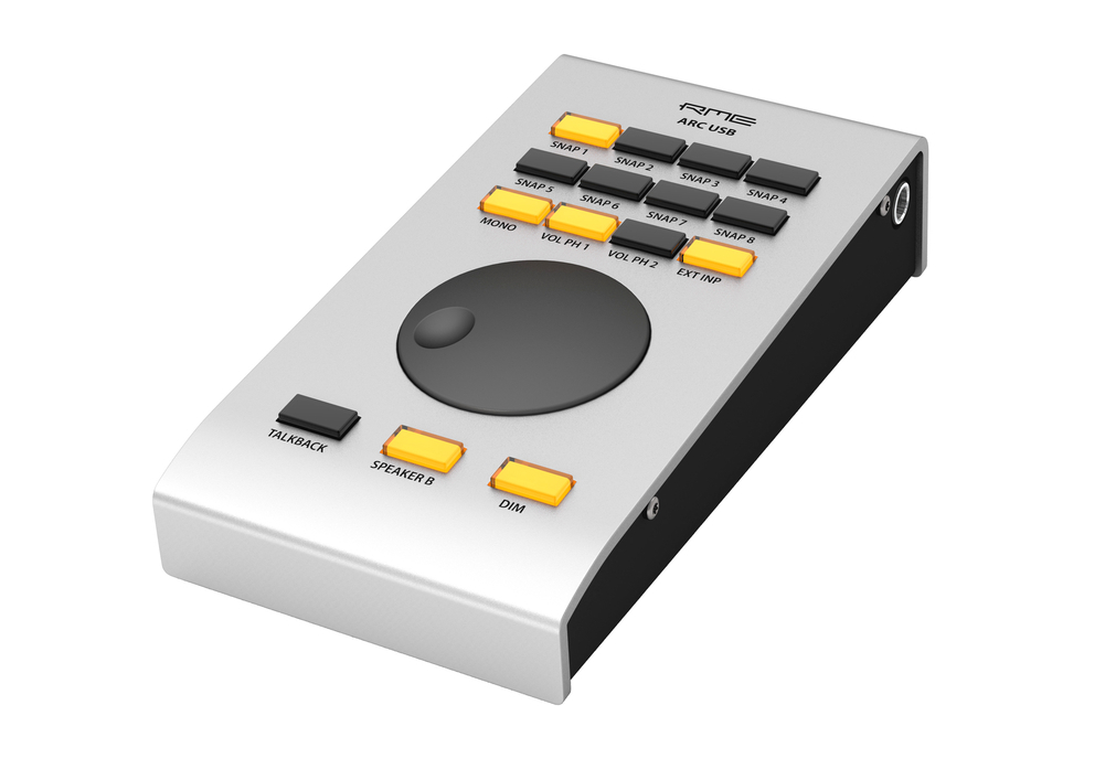 RME ARC USB advanced remote control for all RME audio interfaces and sound cards