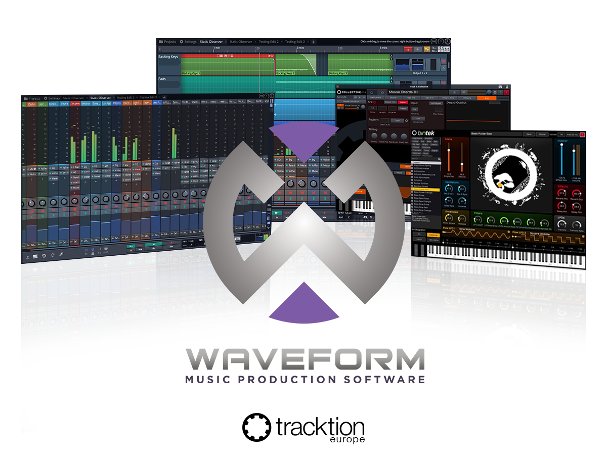 Tracktion Waveform - Synthax Audio UK