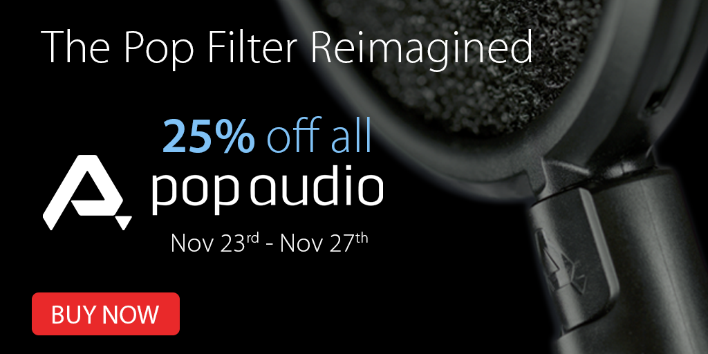 Pop Audio 25% off - Nov 2017 - Twitter 1024 x 512