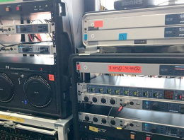 RME Fireface UFX+ and MADI Routers in the rack