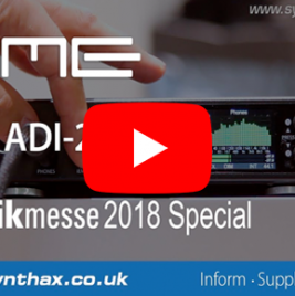 RME ADI-2 DAC video - Musikmesse 2018