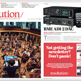 RME ADI-2 DAC review by Resolution Magazine - Synthax Audio UK