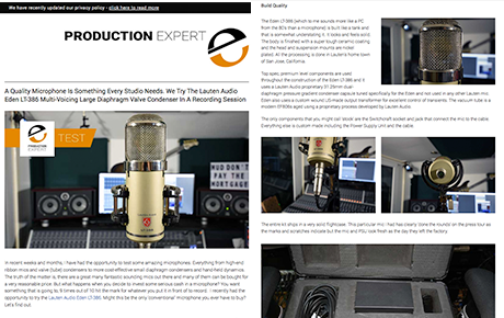 Lauten Audio Eden LT-386 Microphone review - Pro Tools Expert - Synthax Audio UK