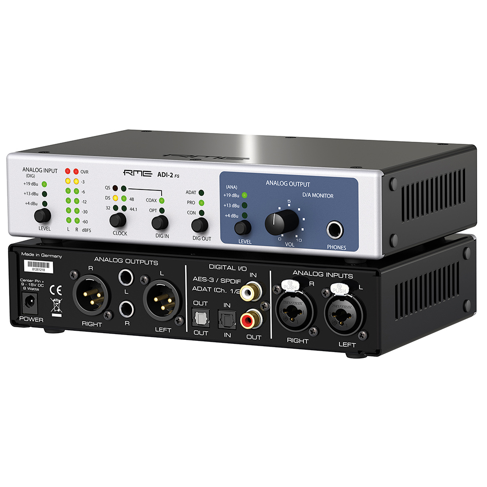 RME ADI-2 FS - Angle - Synthax Audio UK