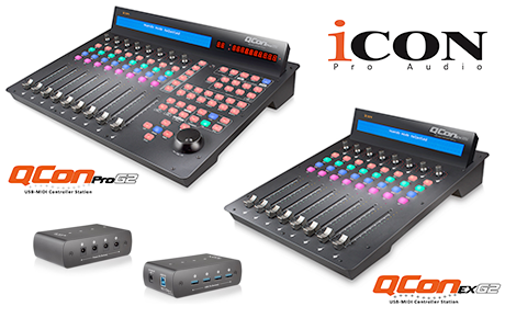 New Controllers For Your DAW: Icon QCon Pro G2 and QCon EX