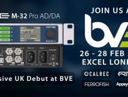 RME M-32 Pro Debut at BVE 2019 - Synthax Audio UK
