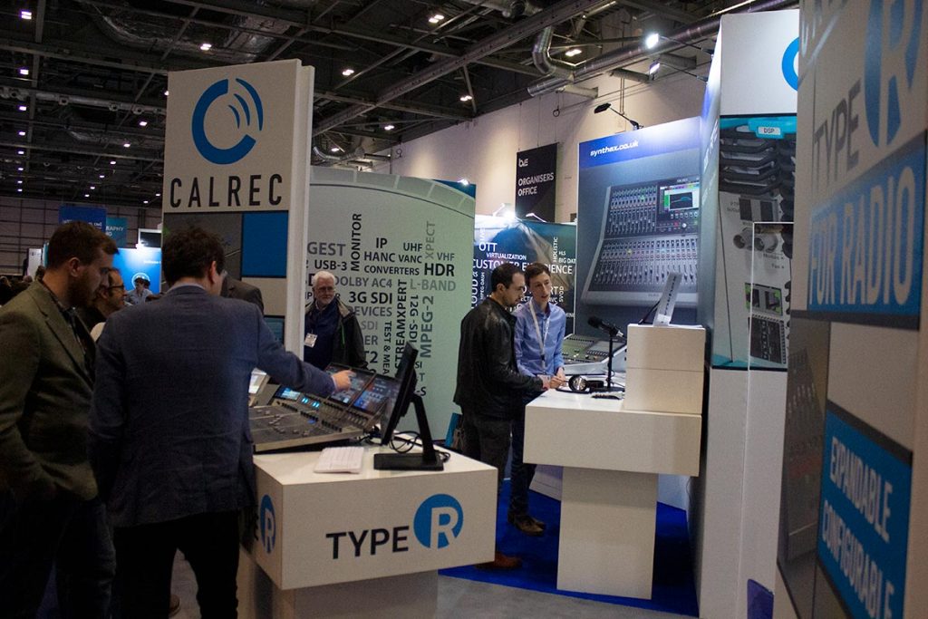 BVE 2019 - Calrec And Synthax Stand - 01 - Synthax Audio UK