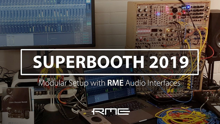 RME Audio at Superbooth 2019 - Modular Synths - Synthax Audio UK