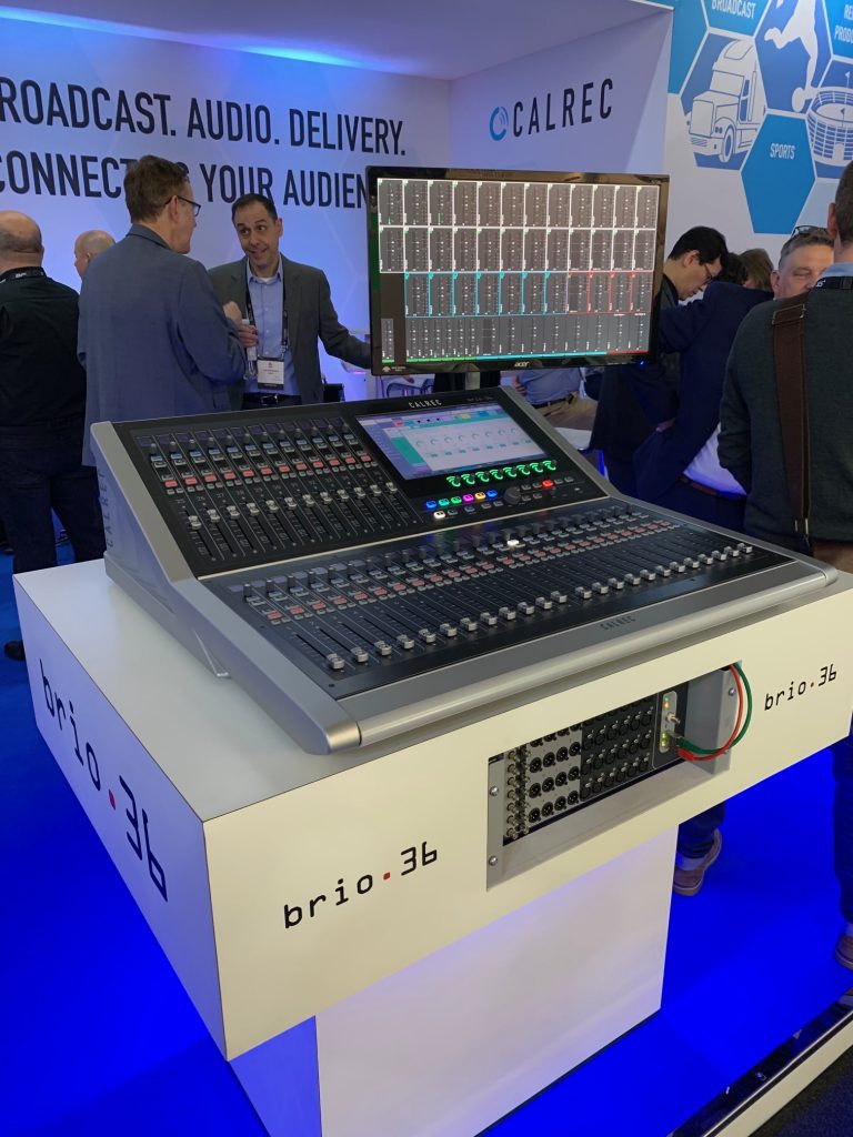 Calrec Stand - 03 - Type R - Brio - Synthax Audio UK