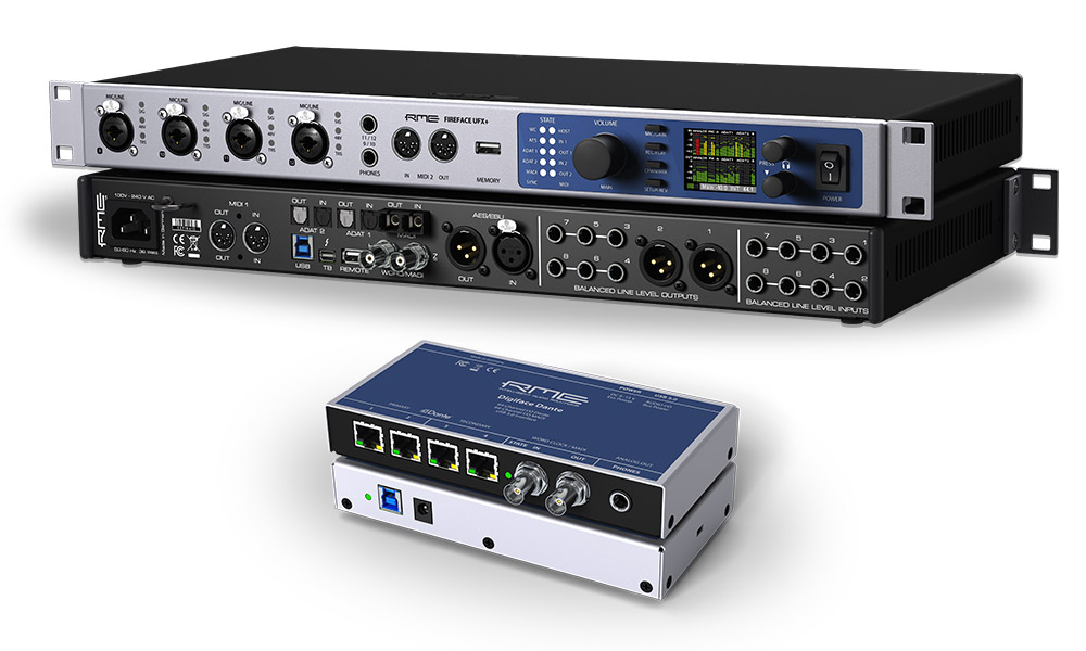 RME Fireface UFX+ & RME Digiface Dante Audio Interfaces - Synthax Audio UK