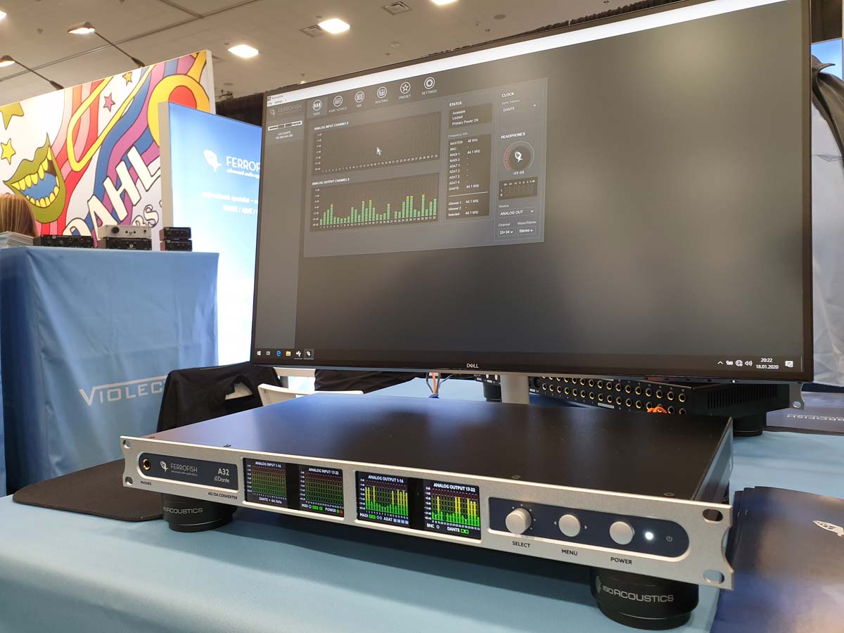Ferrofish Remotefish Software - NAMM 2020 - Synthax Audio UK