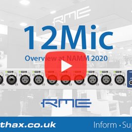 RME 12Mic - NAMM 2020 Video - Synthax Audio UK