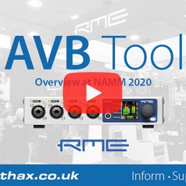 RME AVB Tool - NAMM 2020 Video - Synthax Audio UK