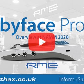 RME Babyface Pro FS - NAMM 2020 Video - Synthax Audio UK