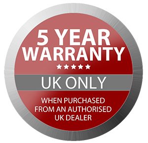 5-Year-Warranty-Badge - Synthax Audio UK