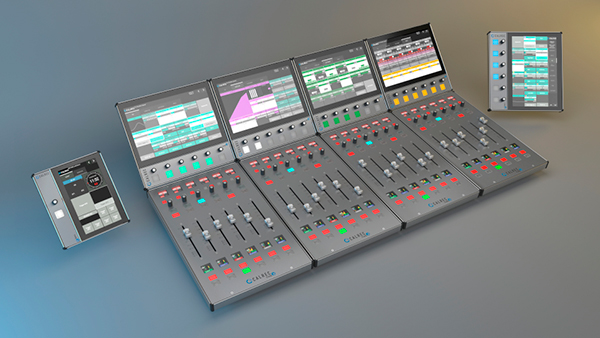Calrec Type R - Fader Panels and Software Displays