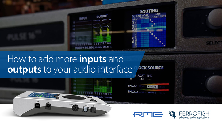 Link to article on expanding an audio interface via ADAT and MADI