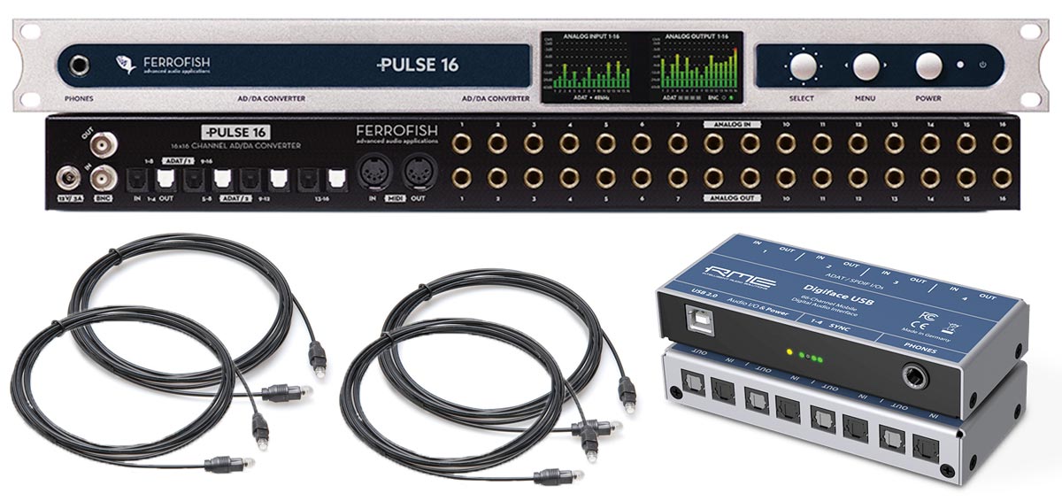 RME Digiface USB & Ferrofish Pulse 16 - ADAT - Synthax Audio UK