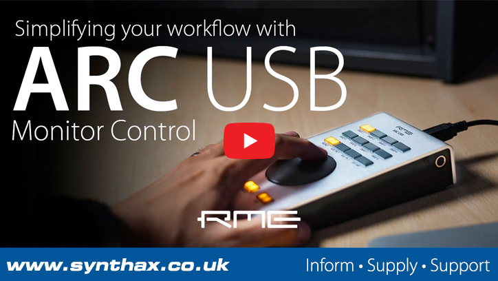 RME ARC USB Tutorial – Pt 1 - Simplifying Workflows: Monitor RME ARC USB Tutorial – Pt 1 - Simplifying Workflows: Monitor