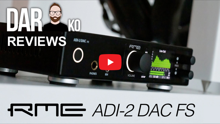 John Darko reviewing the RME ADI-2 DAC FS