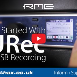 RME Audio DURec Tutorial - Standalone hard disk recording - Synthax Audio UK
