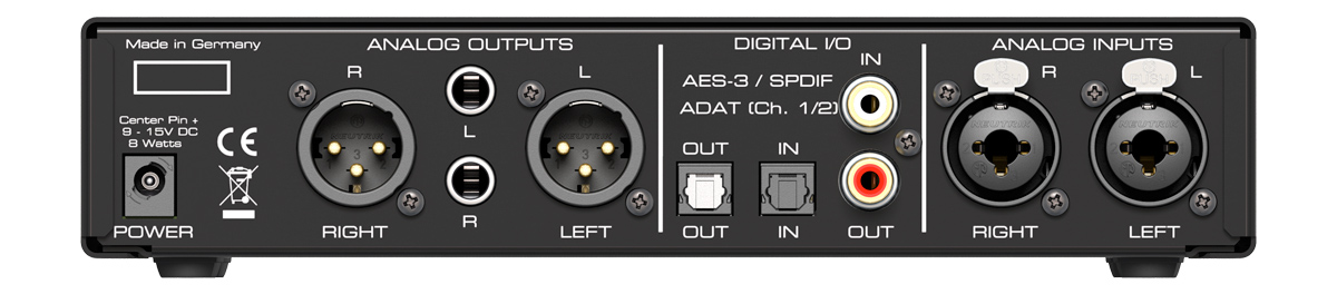 RME ADI-2 FS - Back Panel - Synthax Audio UK