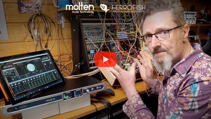 Robin Vincent, aka 'Molten Music', reviewing the Ferrofish Pulse 16 CV