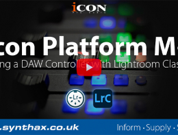 Icon-Platform-M-with-Lightroom-Feature-Image-Synthax-Audio-UK