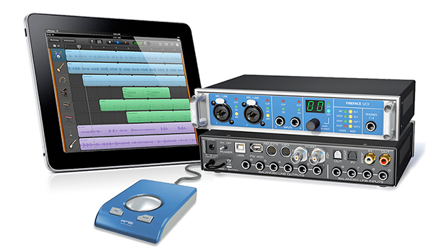 The RME Fireface UCX was the first audio interface to be compatible with an Apple iPad