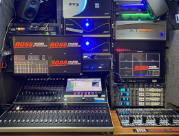 Calrec Ross Production Services - OB Truck interior - Synthax Audio UK