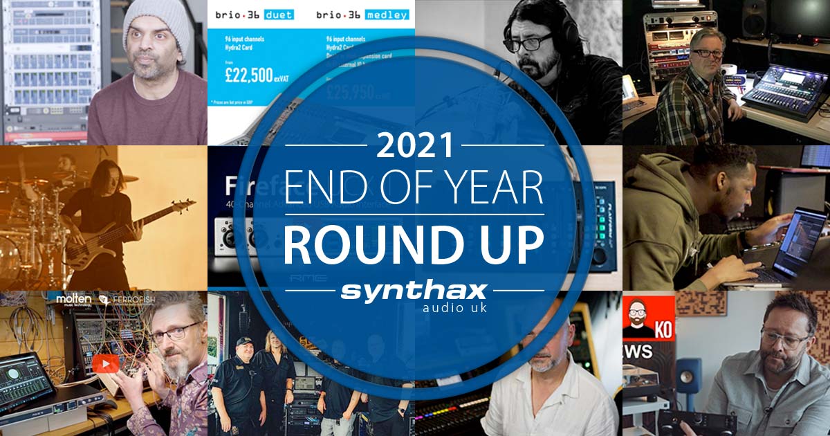 Synthax Audio UK end of year roundup 2021 main image