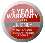 5 Year Warranty Badge - Synthax Audio UK